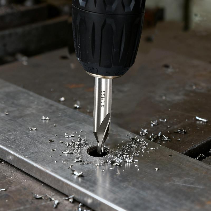 1/2/3/4/5mm High-speed Steel Center Drill Bit Set 60 Degree Combined Countersinks Angle Bits for Lathe Metalworking