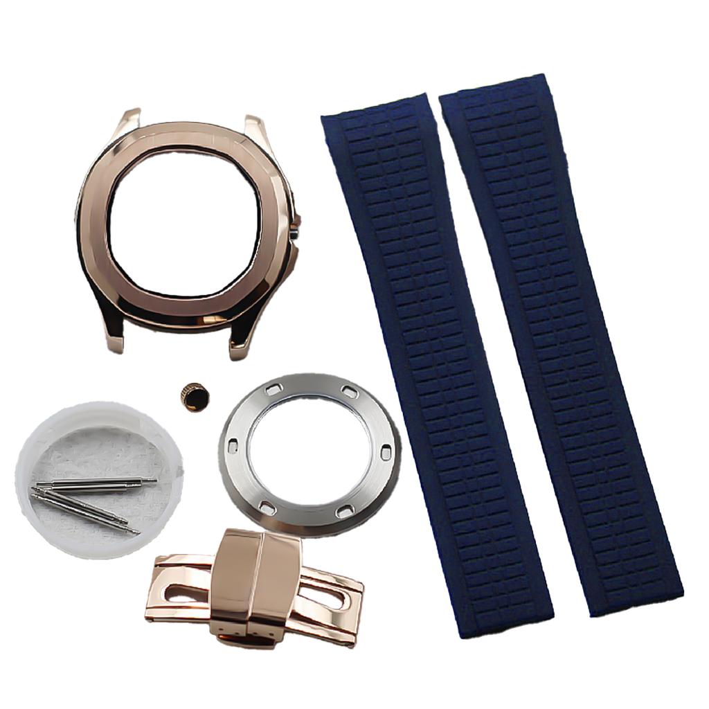 New 44mm NH35NH36 Movement Stainless Steel Waterproof Case Sapphire Watch Case For Nautilus AQUANAUT 32MM Dial Parts Accessories