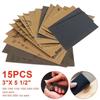 15/18Pcs 400-3000 Grit Sanding Paper Kit Abrasive Polishing Tools  Wood Sanding