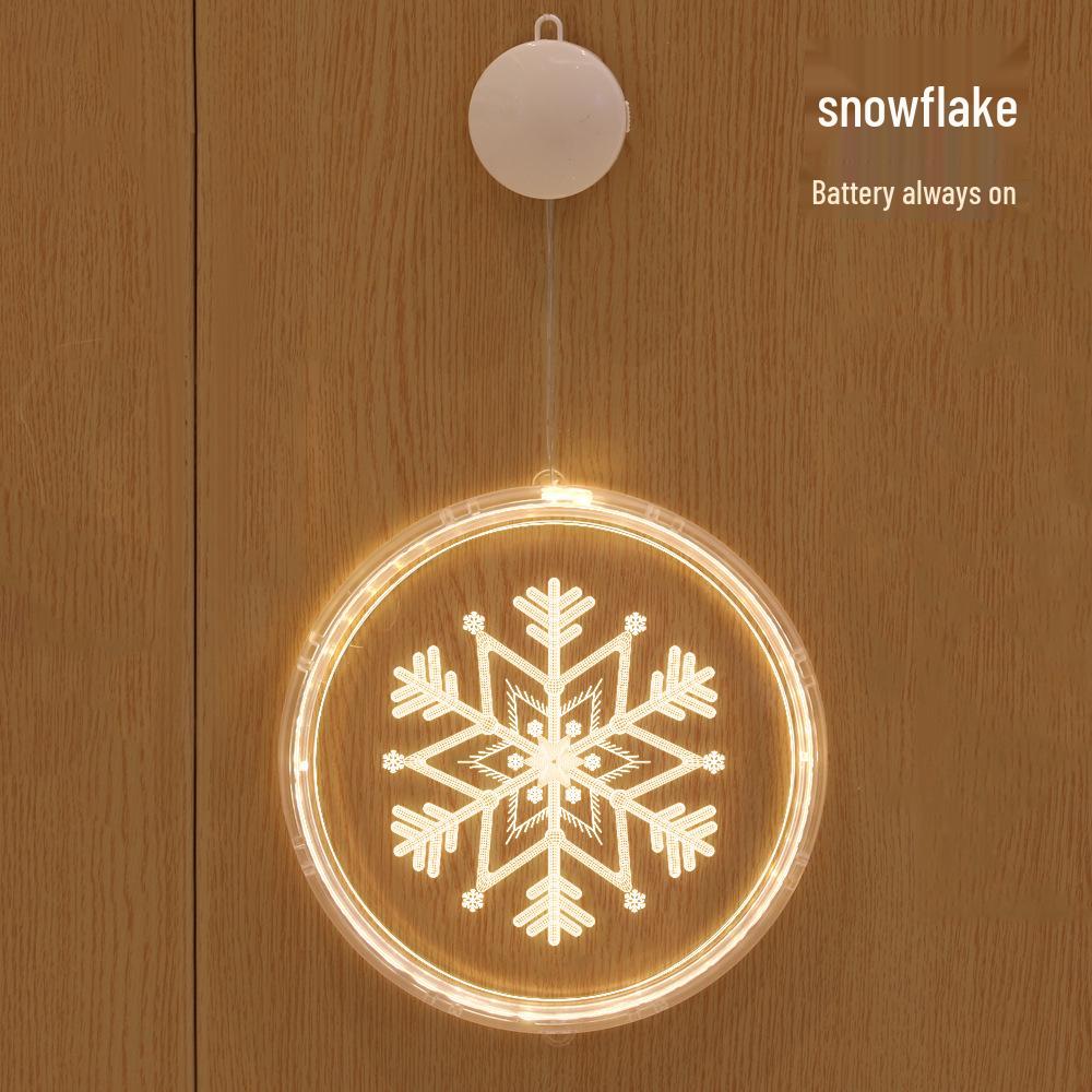 LED Neon Christmas Decoration Lights with 3D Letter Suction Cup, Acrylic Pendant, and Room Atmosphere Colored String Lights