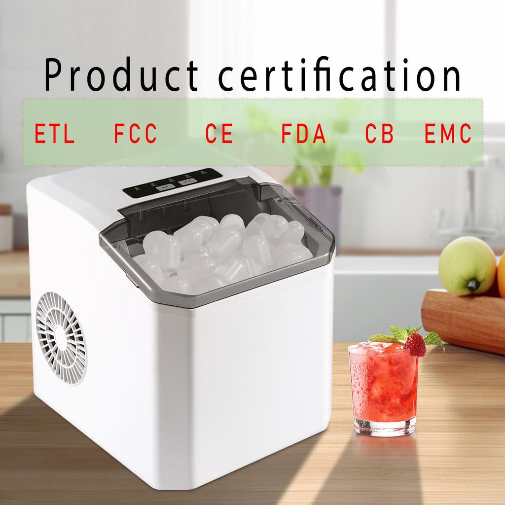 Compact Household Ice Maker for International Use