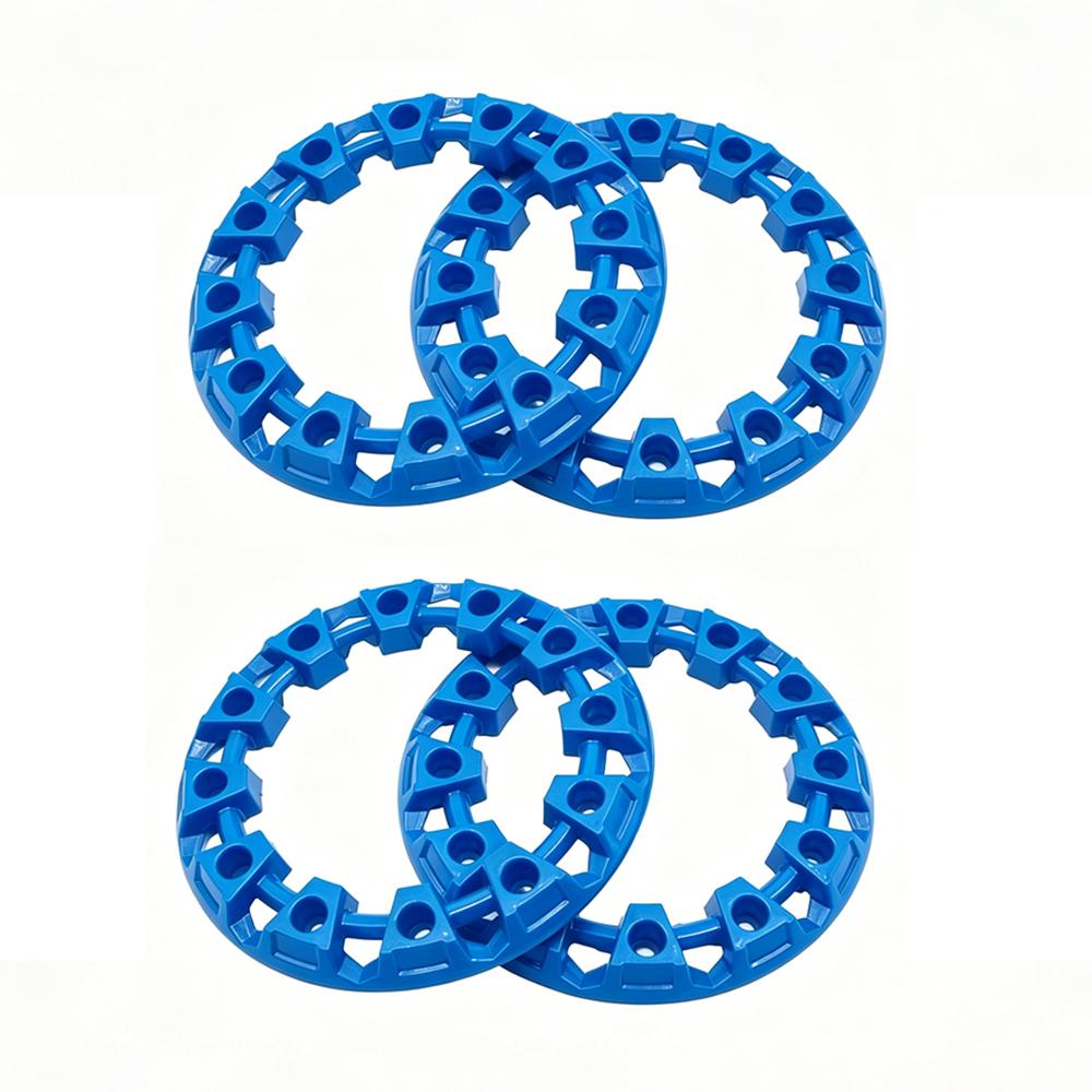 4pcs 8-inch ATV Wheel Trim Hub Protection Decor Rim Cap Universal Vehicle All Terrain Wheel Plastic Cover Fit To 8 Inch Wheels