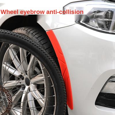 Bande de pare-chocs de voiture, Anti-collision, roue, sourcil, colle en Silicone, autocollant, protecteur de pare-chocs automobile, décoration de voiture