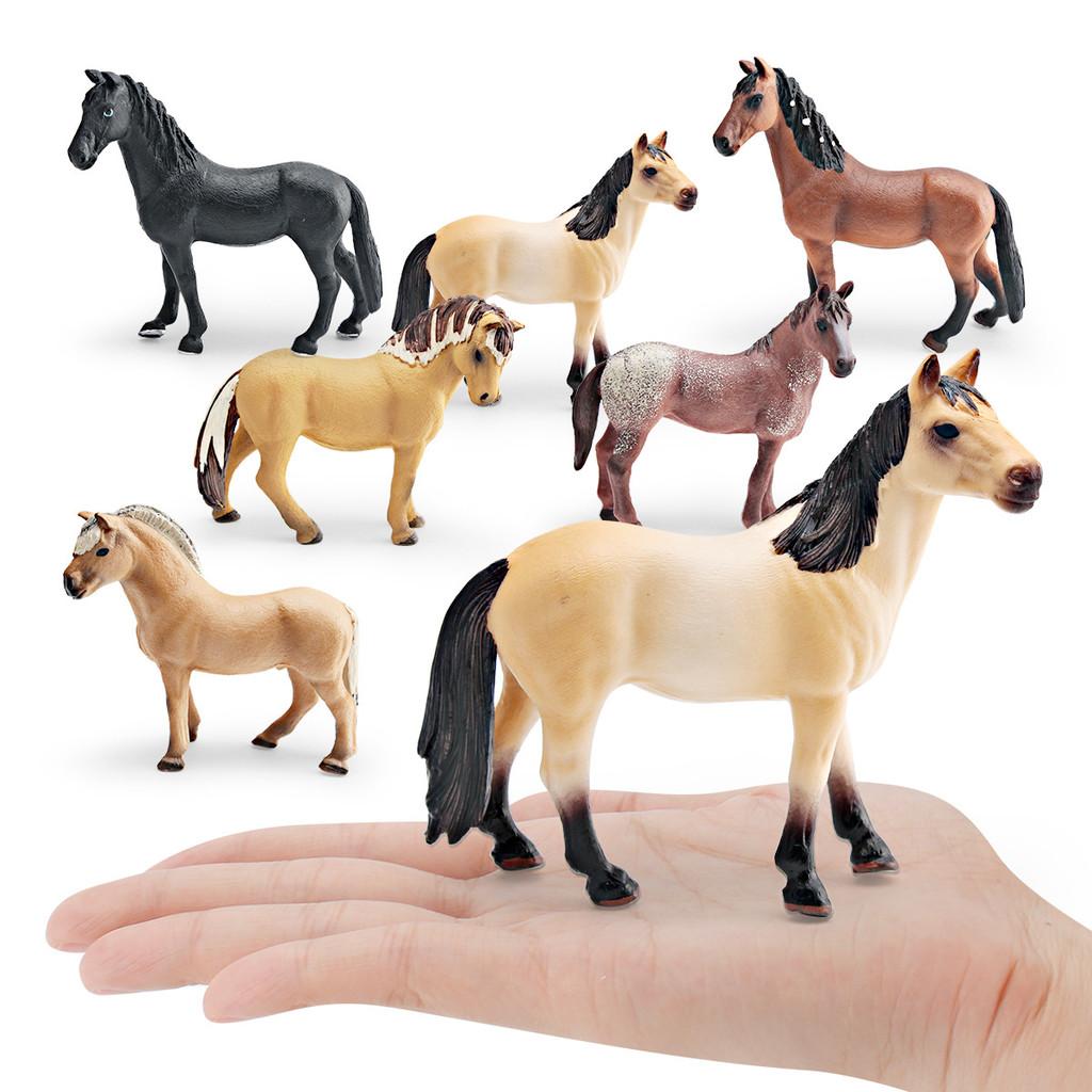 Animal Nature Pvc Wild Horse Model For Childrens Educational Toy