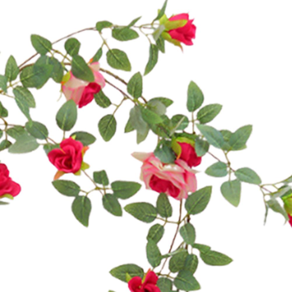 5.9 FT Artificial Rose Vine Artificial Rose Garland Fake Flower Vine for Wedding Home Party Garden Arrangement Decor