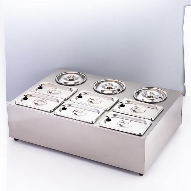 Handun 1/9 Stainless Steel Sloped Gastronorm Rack Set