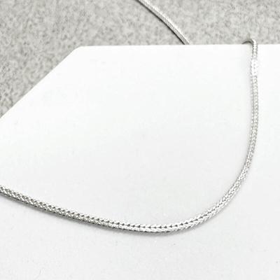 MAISON DE SHE 925 Silver Necklace Curb Chain M-APN021