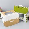 BD-03 Bambusmuster Tragbarer Klapphocker für Kinder & Erwachsene