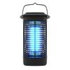 Black Indoor High-voltage Portable ABS Flame-retardant Material Mosquito Killer 360 ° Mosquito Trap Lamp Electric Mosquito Repellent Lamp