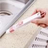 Window Slot Brush with Dustpan Slot Brush Air Conditioner Slot Cleaning Brush Kitchen Cleaning Tool Brush