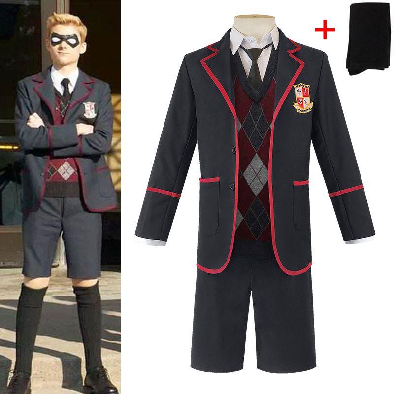 The Umbrella Academy Cosplay Costume With Comfortable Cotton Blend Material For Halloween