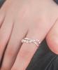 Postlude [Silver] 2 Line Ball Chain Ring
