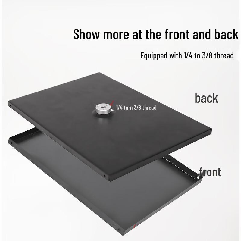 OLOEY Tripod Kit with 1.6m Light Stand and Metal Tray