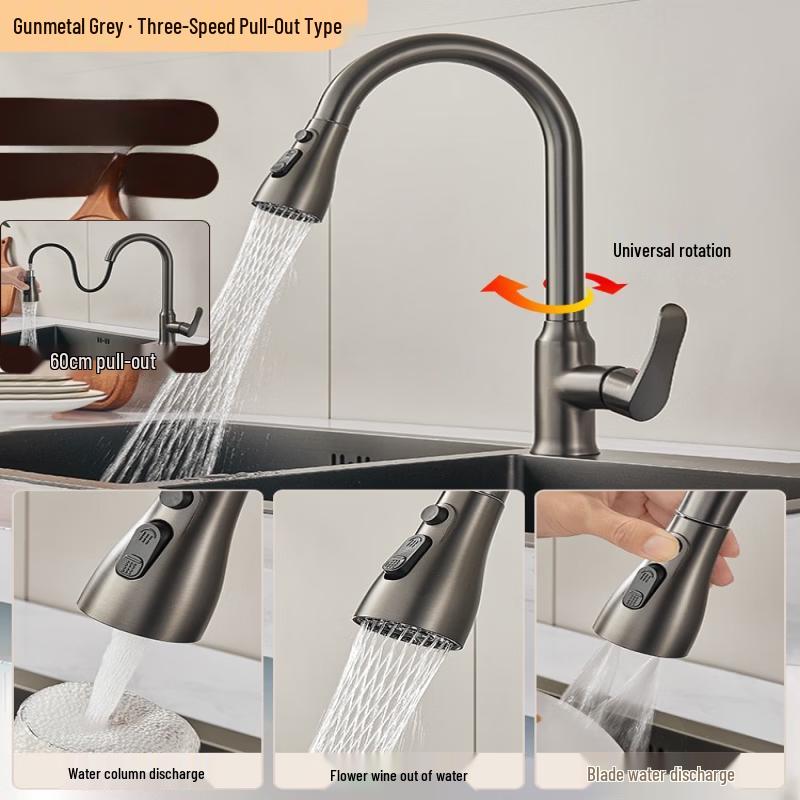 

TLXT Pull-Out Kitchen Faucet