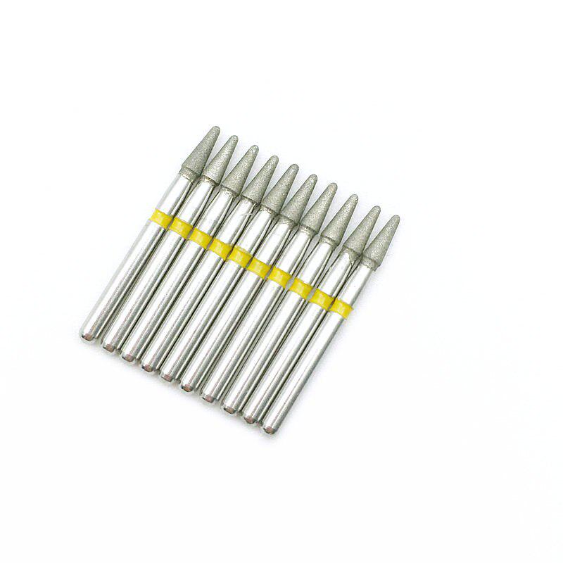 10 buc./pachet Freze dentare diamantate Extra Fine FG 1,6 mm Burghie de mare viteză pentru lustruirea șlefuirii dinților de netezire CR-12EF