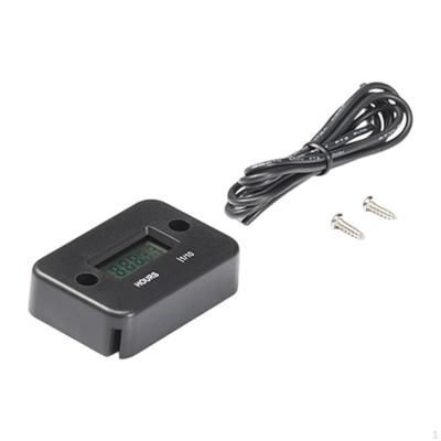 Compteur d'heures de moto Compteur d'heures moteur Numérique Inductif IP68 Étanche pour Karting