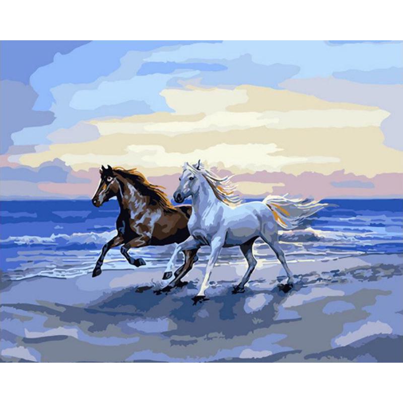 Frameless Digital Oil Painting for Entrance Hall - 40x50 Pigment Kit.