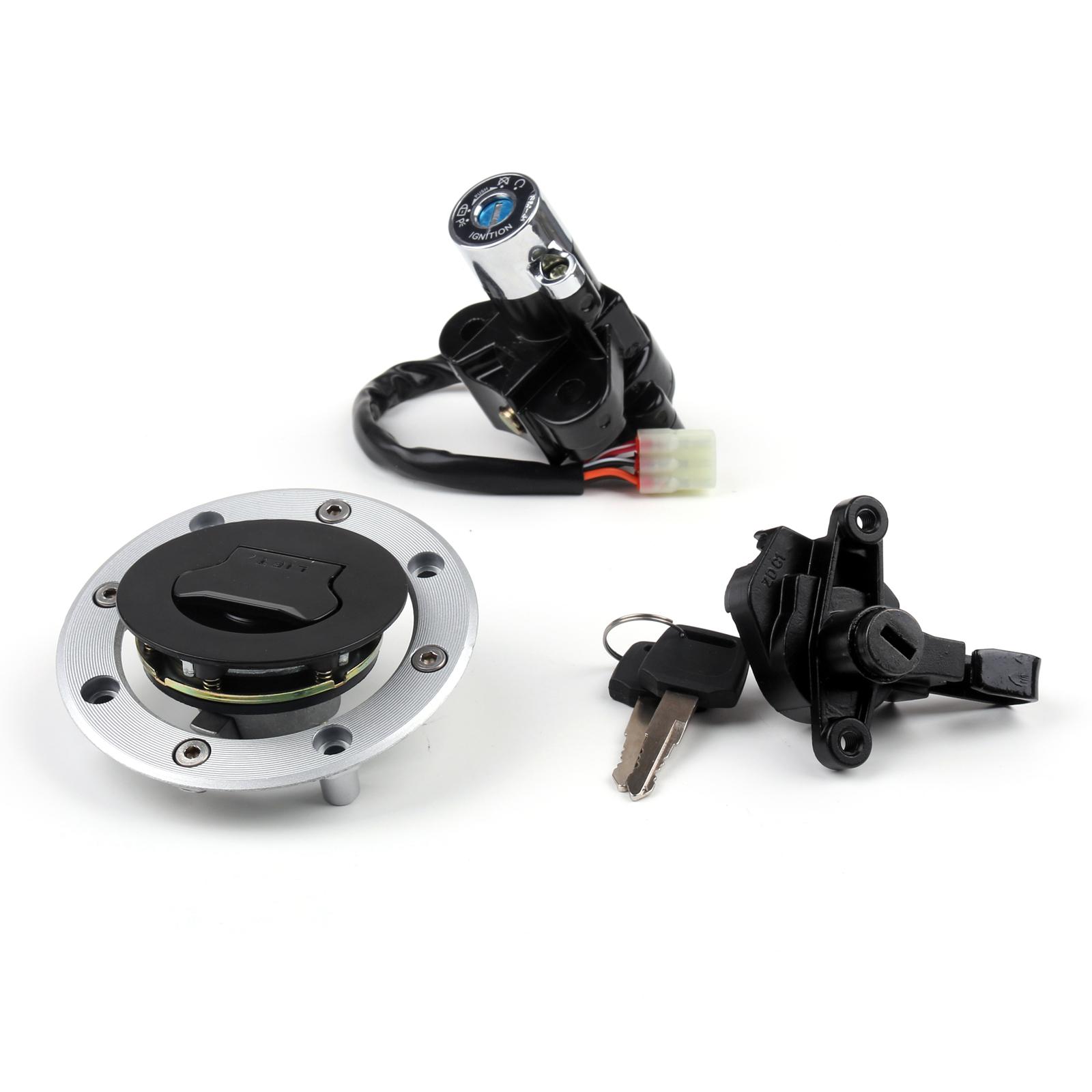 

Ignition Switch Seat Fuel Gas Cap Lock Key Set For Suzuki GSF600 GSF1200 95-05