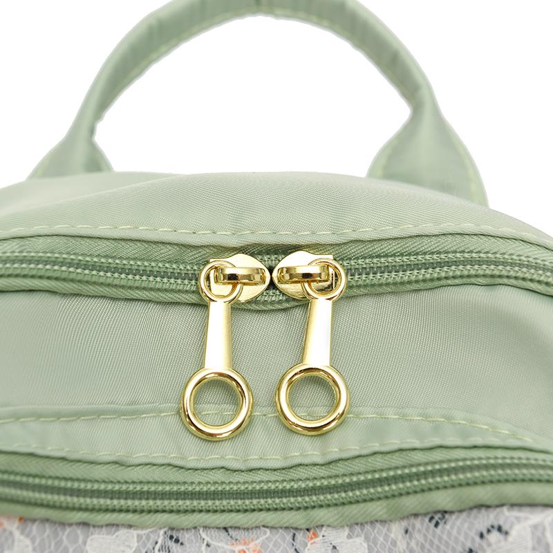 Small Floral Backpack Women's Large Capacity Oxford Cloth Lightweight Backpack