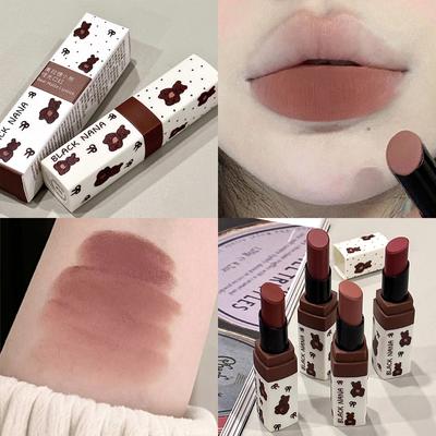 Nude Matte Lipstick Long Lasting Soft Mist Velvet Lip Mud Waterproof Sexy Lip Tint Lip Gloss