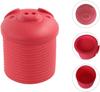 Bin Grease Strainer&Collector | Red | Pink Family Friendly Kitchen Tools | Fun & Functional Silicone Grease Container