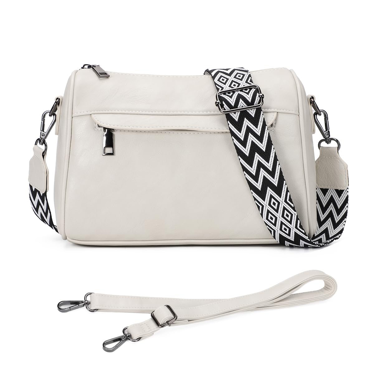 

Shoulder bag for crossbody ladies shoulder popular for crossbody PU perfect as a for commuting to work or waterproof women, bag, bag, bag, women, bag, білий