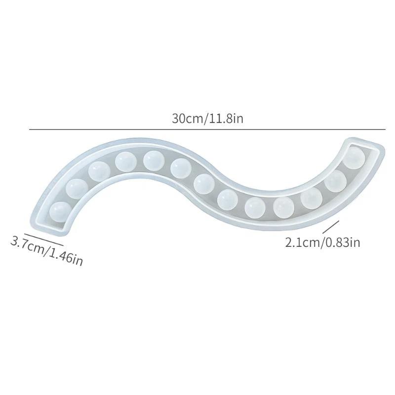 Flower Test Tube Holder Silicone Molds Diy Handmade Vase Tray Epoxy Resin Mould Candlestick Holder Plaster Cement Mold
