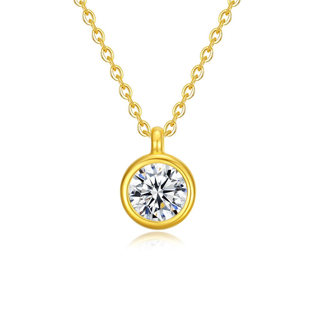 S925 Sterling Silver Moissanite Cross Pendant Clavicle Necklace for Women Luxury Sparkling Fine Jewelry Gift