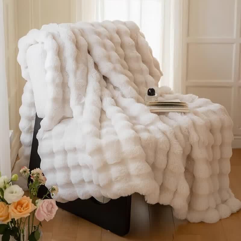 Antibacterial Reversible Dual-Fleece Blanket