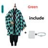 Anime Demon Slayer Kimetsu No Yaiba Tanjirou Kamado Nezuko Cosplay Women and Men Kids Kimono Cosplay Costume Halloween Sets