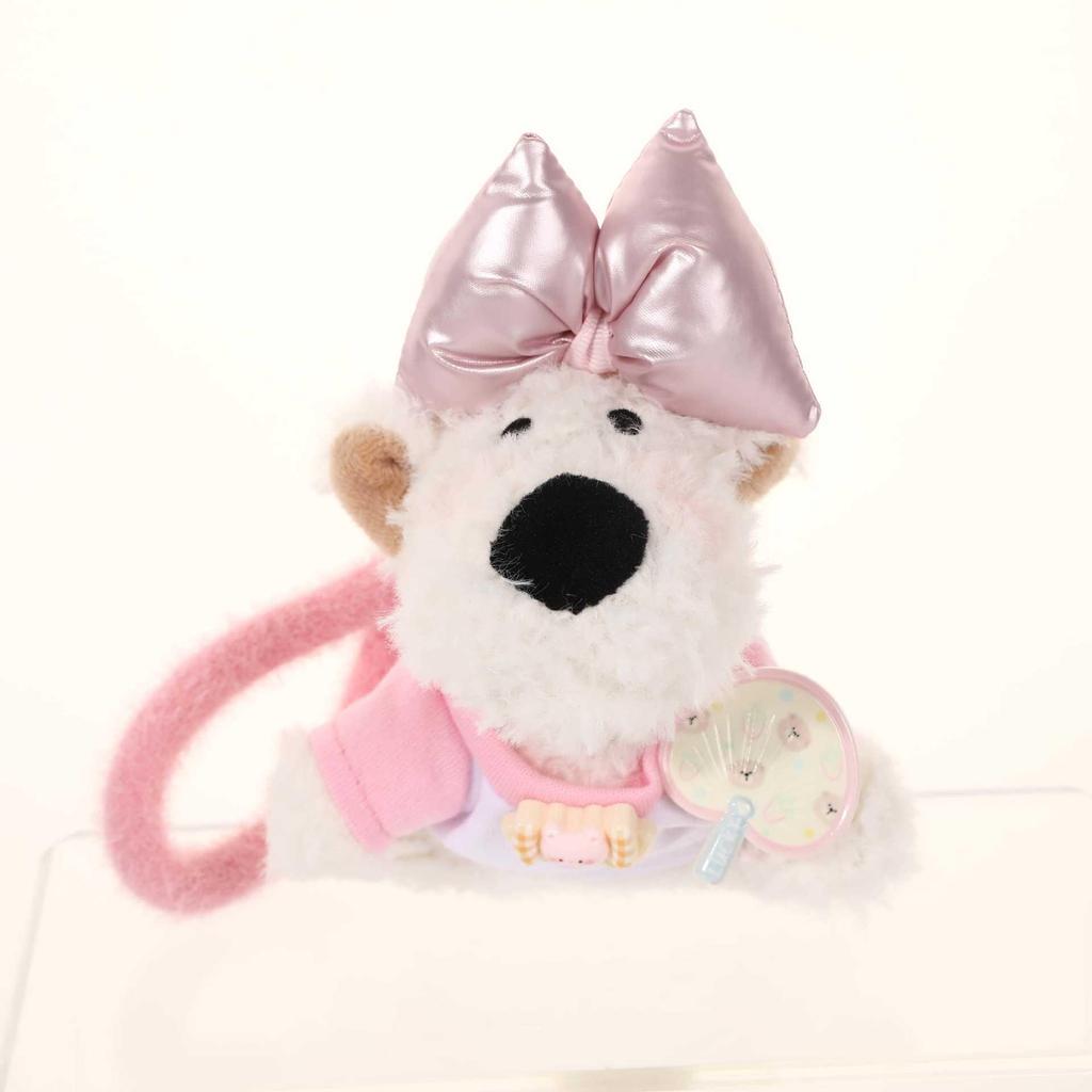 Adorable West Highland Terrier Plush Pendant with Bow Tie - Perfect Dog Lover's Gift