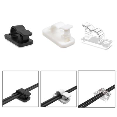 20pcs Cable Holders With Strong Adhesive Cable Clips For Neat Wire Management In Various Setting Storage Easy To Use