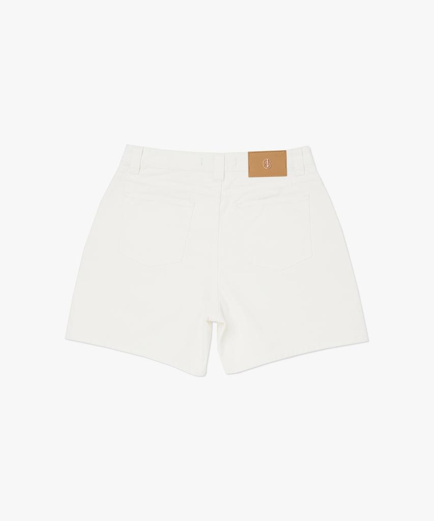 PLAC WOMEN Classic Denim Shorts M38 White