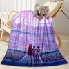 Cyberpunk Heroes Unite Blanket Soft Warm Cozy Suitable for Livingroom Couch Bedding for All Occasions Modern Style