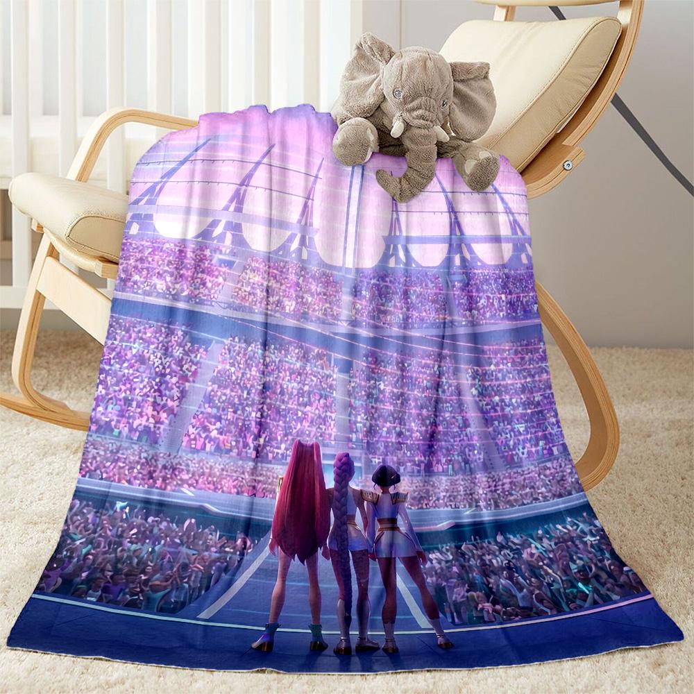 Cyberpunk Heroes Unite Blanket Soft Warm Cozy Suitable for Livingroom Couch Bedding for All Occasions Modern Style