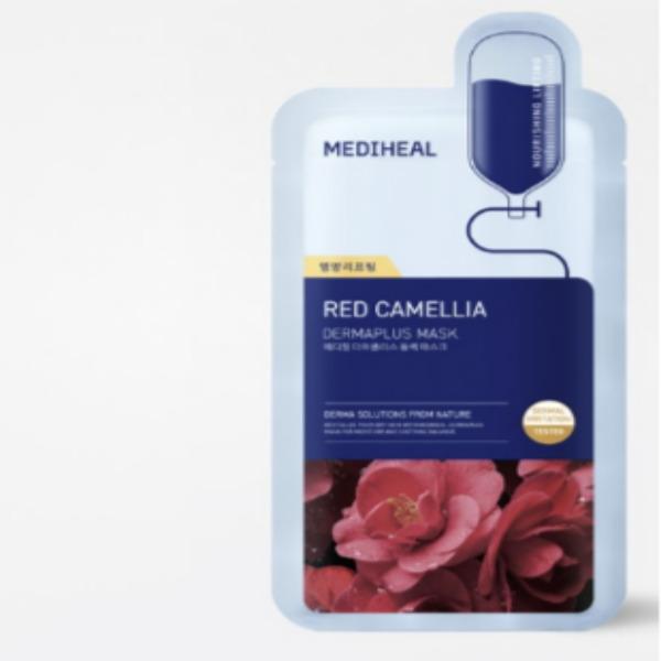 Mediheal Derma Plus Camellia Mask – Moisturizing & Radiance Care (10 Sheets)