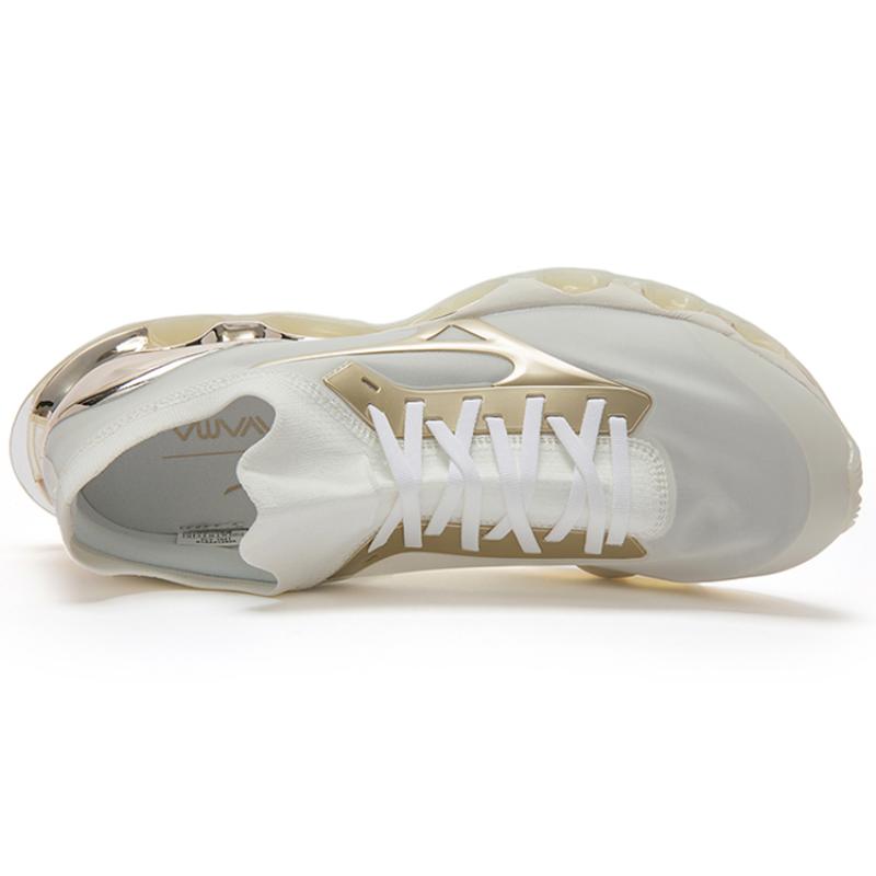 Mizuno Hajime Sorayama X Mizuno Wave Prophecy 'White Champagne Gold' Sneakers D1GA212504