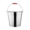 STRVELFRT 12L Extra Thick Stainless Steel Bucket