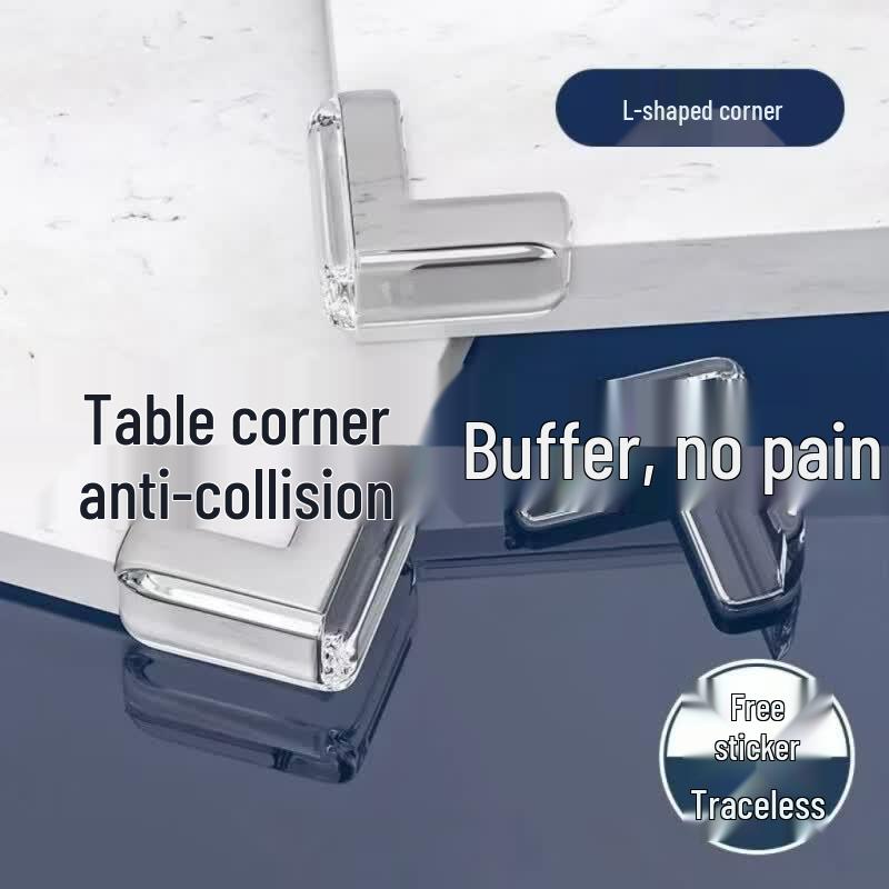 L-shaped Transparent Silicone Corner Protectors