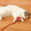 Cat Interactive Ball Toy Automatic Rolling 3 Modes Cat Toy Ball USB Charging Cat Self-Play Ball with Rope for All Indoor Cats