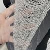 1Pcs Lace Tassel Sequin Patch DIY Sewing Applique Wedding Dress Back Decoration Stage Performance Clothing Coat Accessories