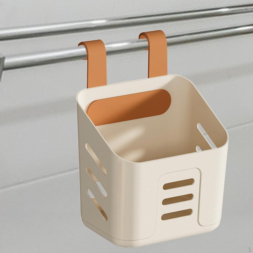 Basket Organizer, Reusable Hook, Hanging Storage Basket, for Railing, Pantry, Office