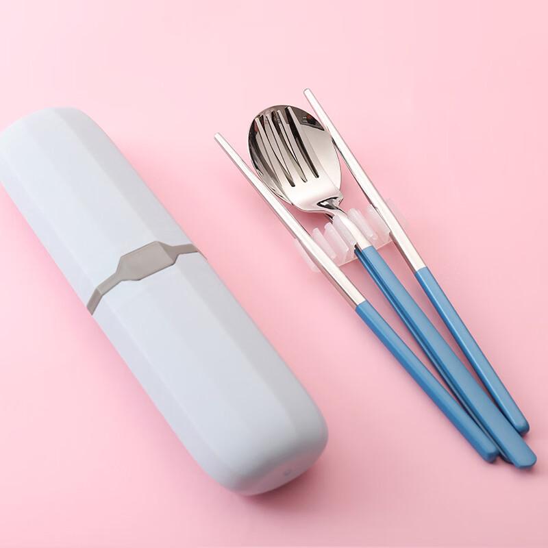 Portable 316 Stainless Steel Chopsticks and Fork Set