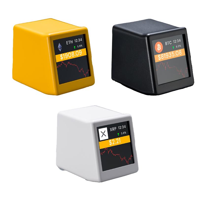 

Hot Selling New WIFI Smart Light Mini Electronic Station Clock Crypto Stock BTC Curve Price Tracker Monitor Notification Clocks