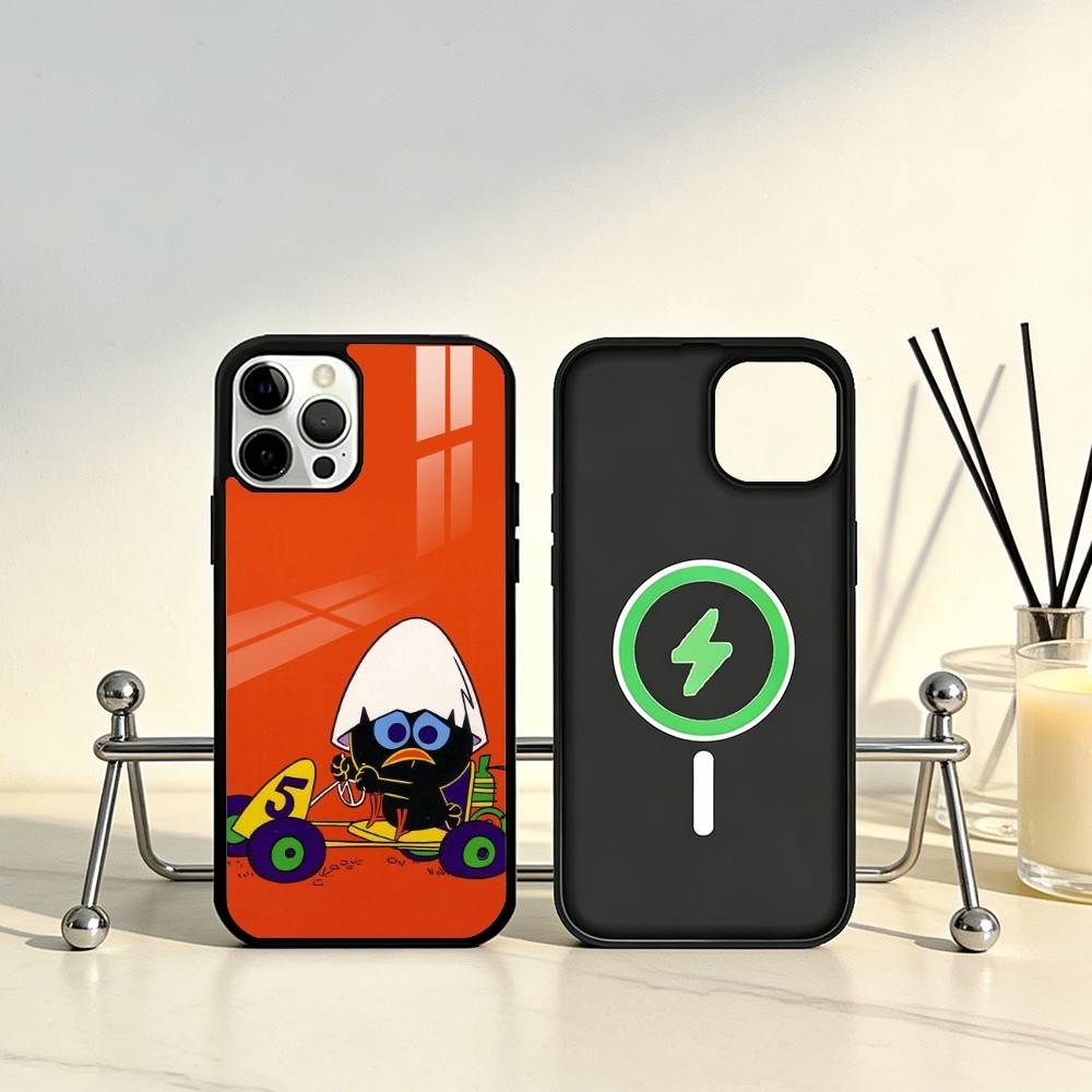 

Cute C-Calimero Phone Case For iPhone17,16,15,14,13,12,11 Plus,Pro Max Magnetic For Magsafe Wireless Charging iPhone13PRO