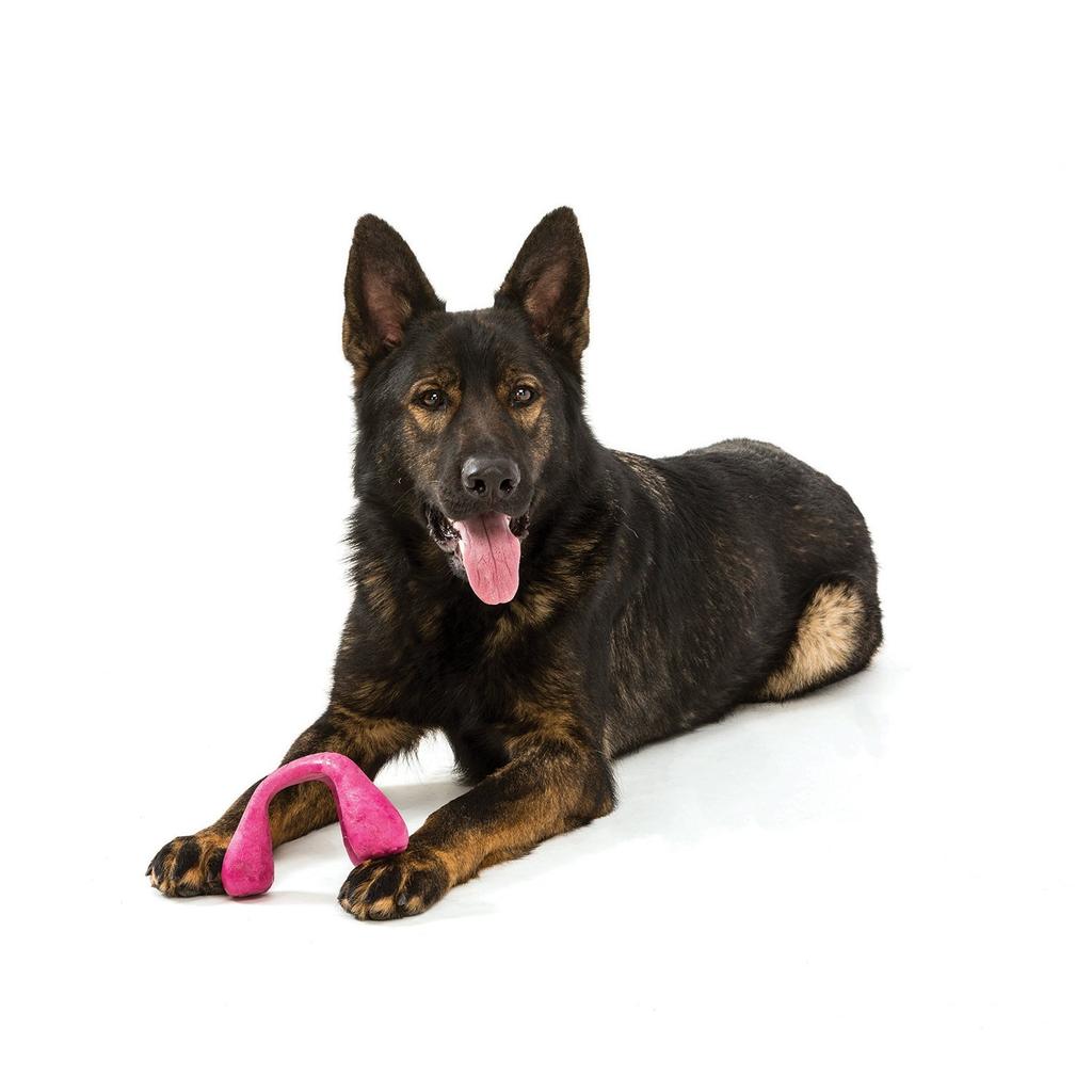 West Paw Zogoflex Air Wox Dog Currant Toy, (Dark Pink)
