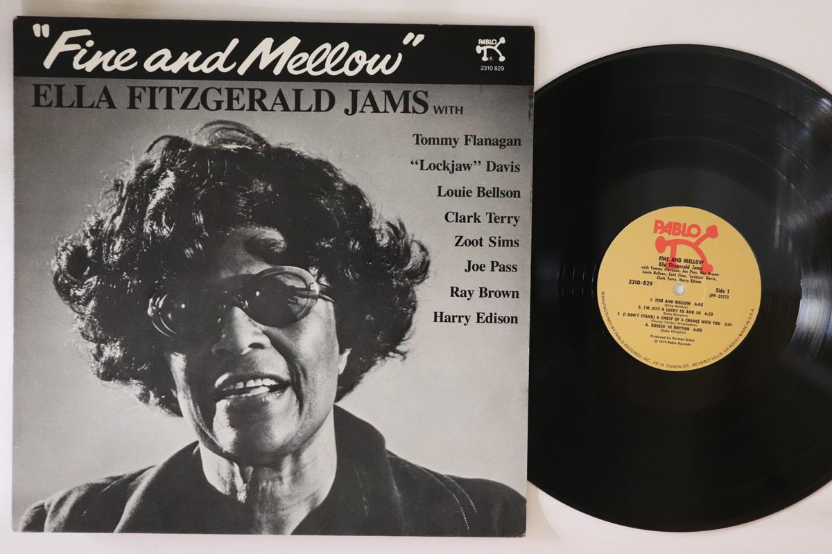 

LP Record ELLA FITZGERALD - Fine And Mellow 2310829 PABLO 1979 US Jazz Used