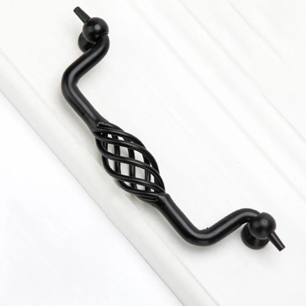 Antique Bronze Birdcage Home Hardware Cupboard Wardrobe Handle Pull Drawer Knobs Door Knob Furniture Handles Cabinet Pullers