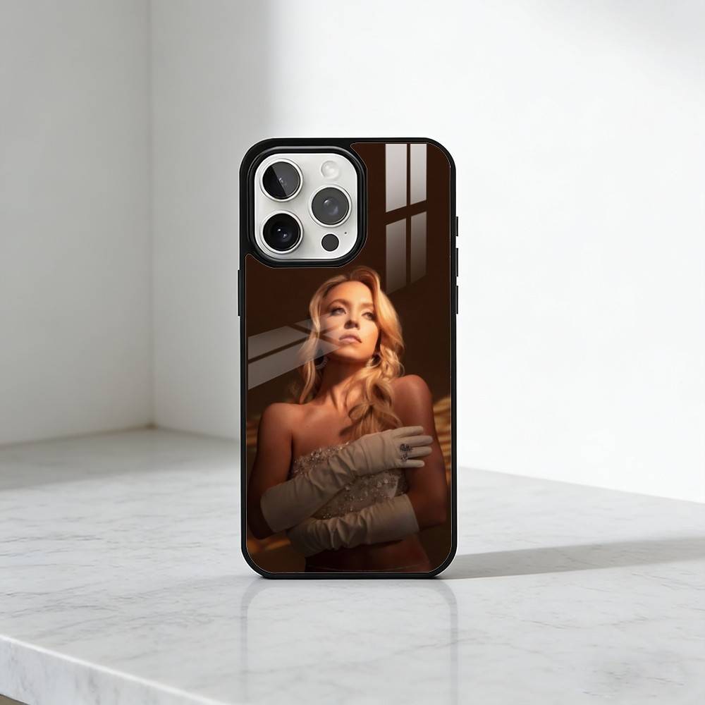 Schönheit S-Sydney Syd-SweeneyS Handyhülle Für iPhone17,16,15,14,13 Plus,Pro Max Magnetisch Für Magsafe Kabelloses Laden