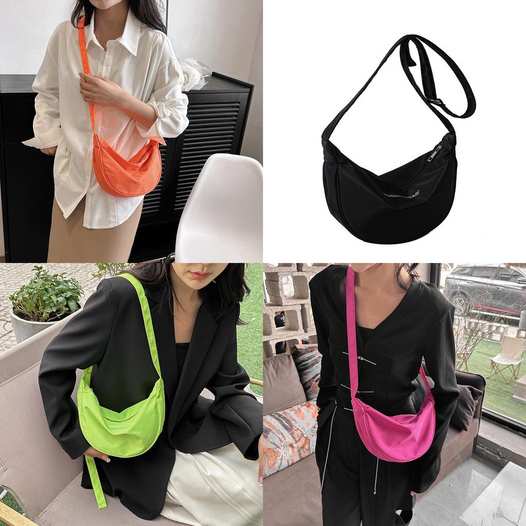 Stylish Nylon Small Shoulder Bag Chic Urban Design Underarm Bag For Women 2023